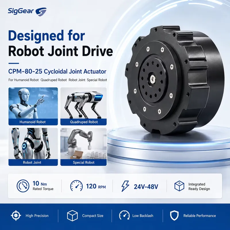Cycloidal Reducer Bldc Motor - Silnik z przekładnią cykloidową SigGear 80mm