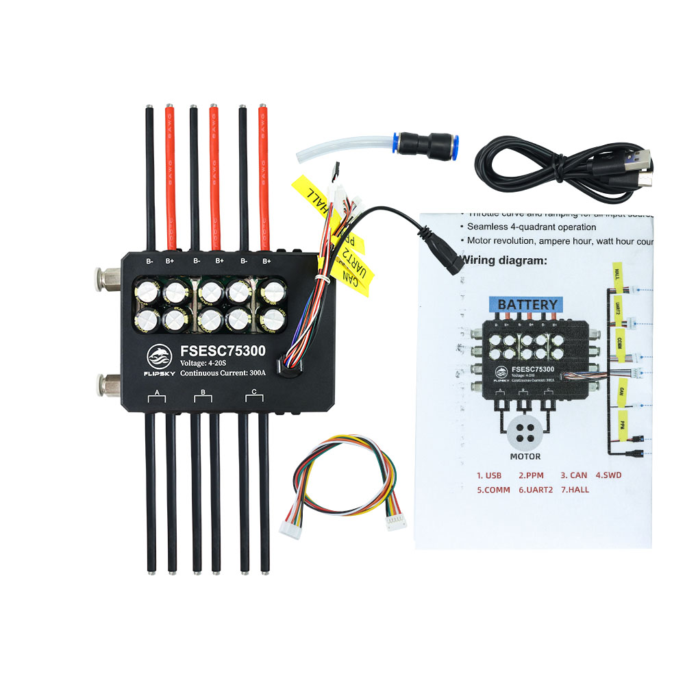 Flipsky Fsesc 75300 84V Regula – Vesc 75300 High Current Esc recenzja i cena